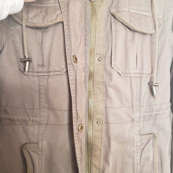 Aeropostale Heavy Winter Coat with Hood Green - Picture 8 of 14